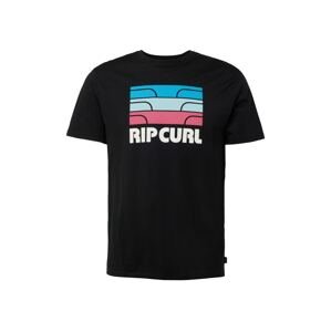RIP CURL Tričko 'SURF REVIVAL'  modrá / pastelová modrá / pink / černá