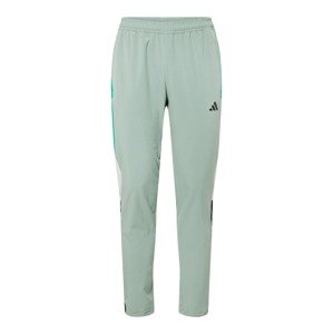 ADIDAS PERFORMANCE Sportovní kalhoty zelená / světle zelená / černá
