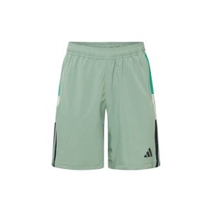 ADIDAS PERFORMANCE Sportovní kalhoty  šedá / světle zelená / tmavě zelená / bílá