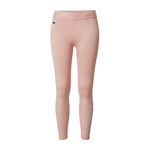 Lacoste Sport Sportovní kalhoty růžová / bílá