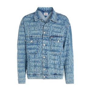 Tommy Jeans Přechodná bunda 'Aiden' modrá džínovina / světlemodrá