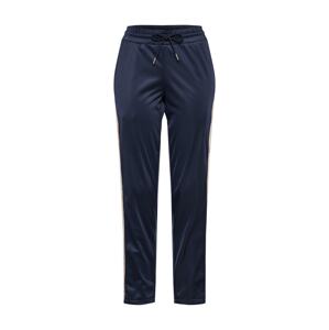Urban Classics Kalhoty  námořnická modř / světle růžová / bílá