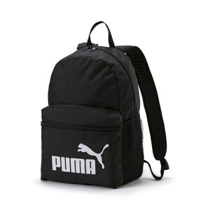 PUMA Sportovní batoh 'Phase' černá / bílá