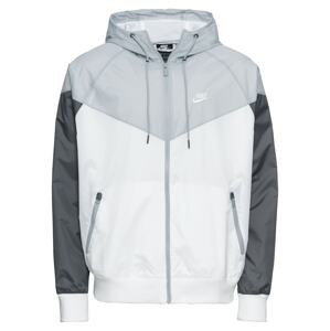 Nike Sportswear Přechodná bunda  bílá / šedá / tmavě šedá