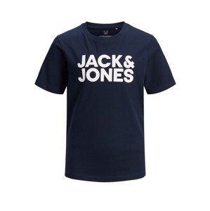 Jack & Jones Junior Tričko 'ECORP'  námořnická modř