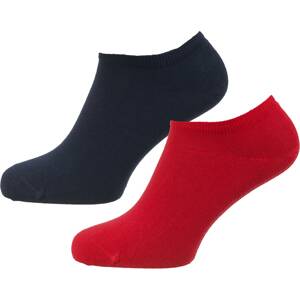 TOMMY HILFIGER Ponožky  červená / černá