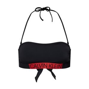 Calvin Klein Swimwear Horní díl plavek 'BANDEAU-RP'  červená / černá