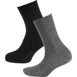 FALKE Ponožky 'Breeze'  šedý melír / černá