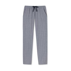 SCHIESSER Pyžamové kalhoty  bílá / námořnická modř