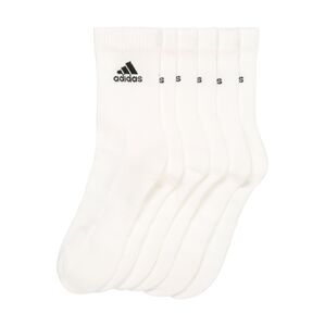 ADIDAS PERFORMANCE Sportovní ponožky 'CUSH CRW 6PP'  černá / bílá