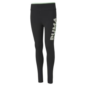 PUMA Sportovní kalhoty 'Modern Sports'  bílá / pastelově zelená / černá