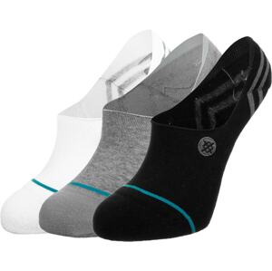 Stance Sportovní ponožky  šedá / černá / bílá