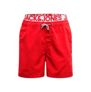 JACK & JONES Plavecké šortky  červená