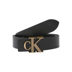Calvin Klein Jeans Opasek 'CKJ MONO HARDWARE 30MM'  černá