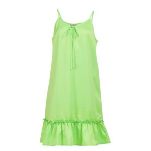 MYMO Letní šaty  svítivě zelená