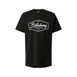 BILLABONG Tričko 'Trademark'  černá / bílá