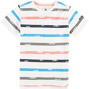 GARCIA T-Shirt  bílá / černá / modrá / pink / šedá
