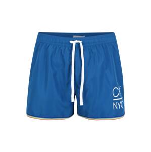 Calvin Klein Swimwear Plavecké šortky  nebeská modř / bílá / žlutá / grenadina / mix barev