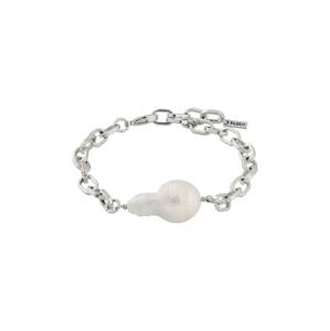 Pilgrim Náramek 'Gracefulness'  perlově bílá / stříbrná