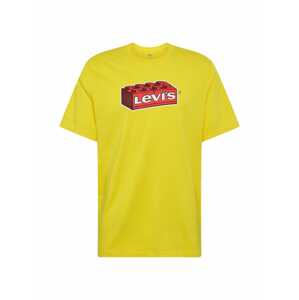 LEVI'S Tričko  bílá / žlutá / červená