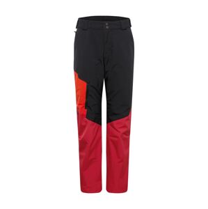 ZIENER Outdoorové kalhoty 'TOLOZA'  černá / červená