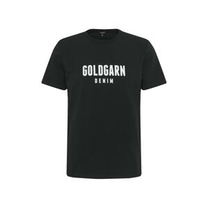 Goldgarn Tričko 'LUZENBERG'  černá / bílá