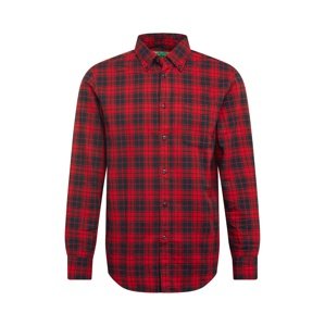 UNITED COLORS OF BENETTON Košile  černá / červená