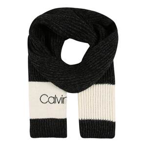 Calvin Klein Schal  černá / bílá