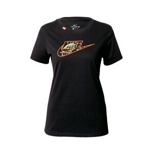 NIKE Funkční tričko 'Worldwide 1'  černá / oranžová / mátová