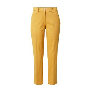 BRAX Kalhoty s puky 'Mara' zlatě žlutá
