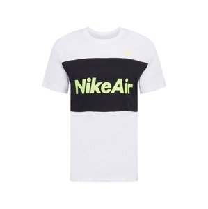 Nike Sportswear Tričko  černá / bílá / žlutá