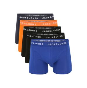 JACK & JONES Boxerky 'Ris'  modrá / šedá / oranžová / černá