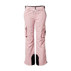 Superdry Snow Outdoorové kalhoty 'Freestyle'  růžová / černá