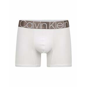 Calvin Klein Underwear Boxerky  bílá / stříbrná
