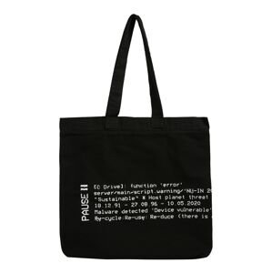 NU-IN Nákupní taška  černá / bílá