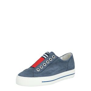 Paul Green Slip on boty  červená / bílá / fialkově modrá