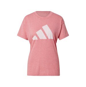 ADIDAS SPORTSWEAR Funkční tričko 'Winners' růžová / bílá