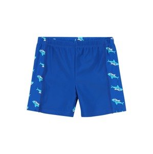 PLAYSHOES Plavecké šortky 'Hai' modrá / aqua modrá / bílá