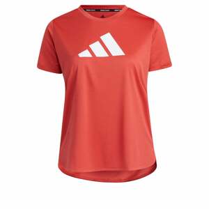 ADIDAS PERFORMANCE Funkční tričko 'Badge of Sport' světle červená / bílá