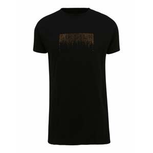 SikSilk Shirt  černá / zlatá