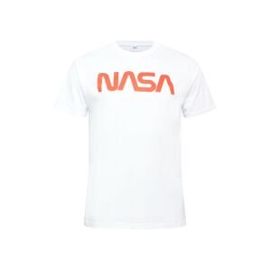 Mister Tee Plus Size Tričko 'NASA'  bílá