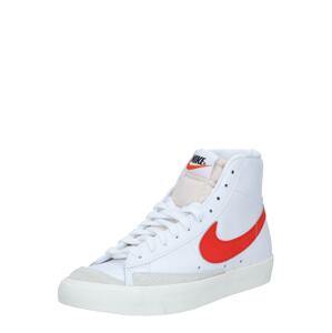 Nike Sportswear Kotníkové tenisky 'Blazer Mid 77'  červená / bílá