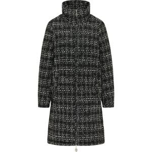 DreiMaster Vintage Přechodný kabát  černá / bílá