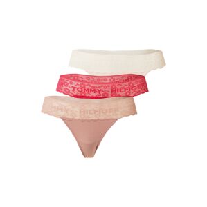 Tommy Hilfiger Underwear Tanga  červená / růže / béžová