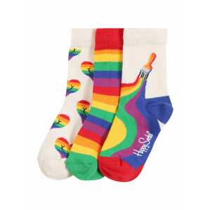 Happy Socks Ponožky 'Pride'  bílá / mix barev