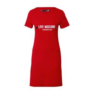 Love Moschino Šaty  červená / bílá