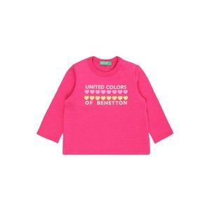 UNITED COLORS OF BENETTON Tričko  pink / žlutá / růžová / světlemodrá