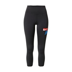 NIKE Sportovní kalhoty modrá / červená / černá / bílá