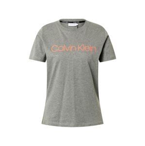 Calvin Klein Tričko  korálová / šedý melír
