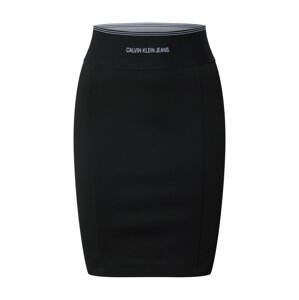 Calvin Klein Jeans Sukně 'Milano'  černá / bílá